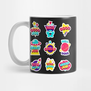 Confetti Positive Sayings Sticker pack Mug